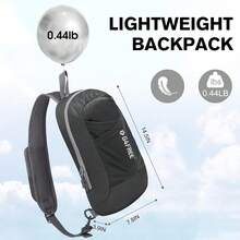 - Bolso bandolera con bloqueo RFID, ligera, bandolera para viajes, deportes, correr - Amarillo - Ver 6