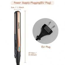 CRASTS Corn Silk Hair Clip Board Pad, Hair Root Volumizing Device, Perm Hair Volumizer, Corn Perm Hair Curler, Wool Curl, Golden - EU C Type Plug(220-240V) - View 13