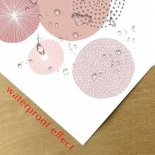 1 miếng dán tường hình vòm, miếng dán tường phòng khách chấm bi tròn phong cách Bohemian, miếng dán tường bằng nhựa vinyl, miếng dán tường có thể tháo rời, bóc ra và dán. - Nhiều màu - Xem 11