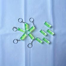 20/30/40/50pcs Plastic Spirit Level Keychains, Portable, Suitable For DIY Hobbyists And Home Decor - Green - View 6