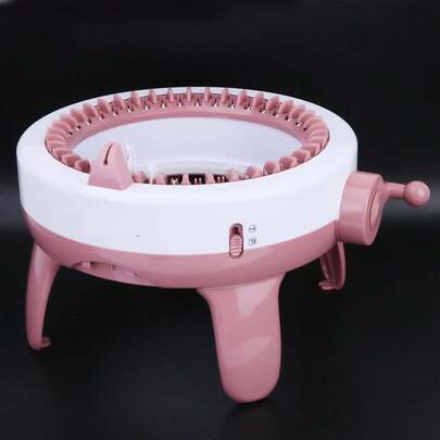 Hongzeráquina de Tejer, Telar Inteligente de 40 Agujas,áquina de Tejer giratoria de Doble Punto para calcetín, Sombrero, Calabaza, Regalo de Navidad para Adultos/niños