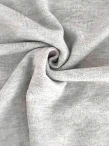 Áo len dài tay thời trang dành cho nữ, cổ cao, có chi tiết xẻ tà. - Màu xám 2 - Xem 6