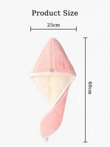 1 Piece Double Layer Thickened Hair Drying Cap For Women Super Absorbent Quick Drying No Blow Needed Soft Comfortable Skin Friendly Elastic Band Design Popular Style Hair Towel Wrap Headscarf For Daily Bath Shower Post Hair Washing Spring Summer Autumn Winter Beauty Essentials For Makeup Lovers Skincare Enthusiasts Birthday Gift Daily Use Hair Care Accessory,Travel Essentials,Travel Essential,Hairstyle,Hairdressing,Hair,Travel,Hair Products,Hair Tools,Hair Stuff,Barber,Barber Accessories,Barbershop,Hairdressing Equipment