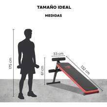 Banca para Abdominales Ajustable con Soporte para Piernas, Plegable y Resistente, Ejercicios Abdominales en Casa y Gimnasio, Capacidad 120 kg, Banco de Utilidad Multiposición para Levantamiento de Pesas y Entrenamiento de Fuerza - 1 - Ver 3