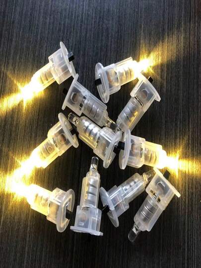 10pcs/Set Electronic Candle Lights, LED Balloon Lantern Lights, DIY Decorative Lights, Mini Light Bulbs, Suitable For Paper Lanterns And Hanging Lamps, Great For Parties, Weddings, Birthdays And New Year Celebrations