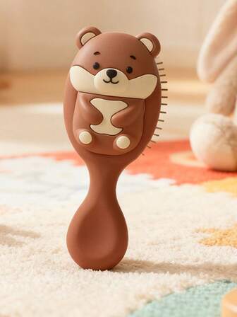 Bear Cute Hair Comb Anti-Static Curly Hair Mini Portable Travel Comb Hairbrush Kids Girls Comb Hair Brush Styling Tools