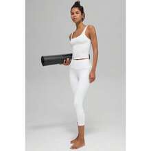 Alo Yoga Camiseta sin mangas Softsculpt de Rojo Caramelo | | Conjunto de Pilates - Blanco - Ver 3
