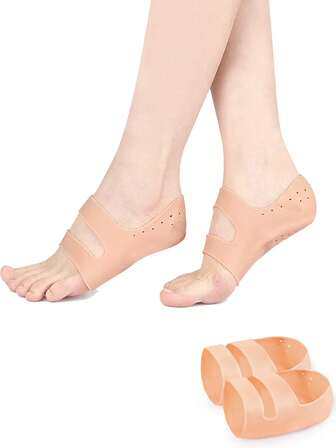 Foot care 1 par de mangas hidratantes de silicona para talón, calcetines para talón, almohadilla amortiguadora para talón, manga para talón