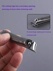 1pc Ingrown Toenail Clipper With Hanging Hole, Suitable For Men And Women, Home Use Nail Trimmer