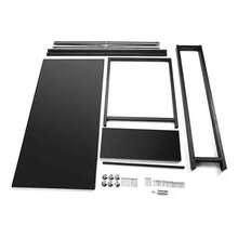 Escritorio Oficina Madera Negro 1.2m-ideal Para Pc Y Trabajo - Negro - Ver 6