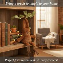 Warner Bros Harry Potter Mandrake Plush Toy Doll, Home Decor, Car Decoration, Bedroom, Sofa Plush Ornament, Children's Gift, Valentine's Day, Christmas, New Year's Plush Gift, Detachable Plush Doll - Multicolor - View 4