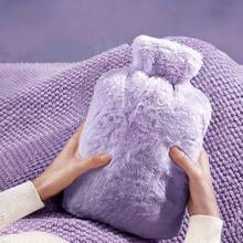 2L/1L Large Hot Water Bottle With Soft Cover - Classic Hot Water Bottle To Relieve Pain, Can Be Used For Neck & Shoulder Heating, Foot Warming, Menstrual Cramp Relief, Cold & Hot Therapy - Excellent Christmas And Halloween Gift - Multicolor - View 1