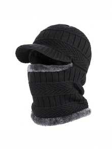 1件/2件装 男女通用 秋冬季骑行拉法帽，户外摩托车全脸面罩保暖帽，适合日常骑行、徒步、滑雪、旅行