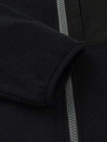 Balabala 2026 Tween Boy Anti-Static Lightweight Zip-Up Jacket, Spring/Autumn - Black Tone - View 3