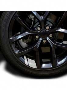 6 件装反光汽车轮毂贴纸，汽车外部装饰，汽车配件，节日礼物，个性化创意汽车轮胎装饰，重新定义您的爱车。 - 彩色 - 查看 11