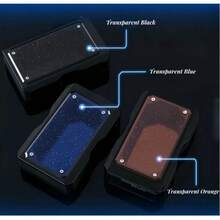 1pc 20-Slot Black Cigarette Case With Sliding Cover - Durable Medium Plastic Design, Versatile - Perfect Birthday Or Business Gift For Men, Men's Present | Modern Cigarette Holder | Visible Content Design