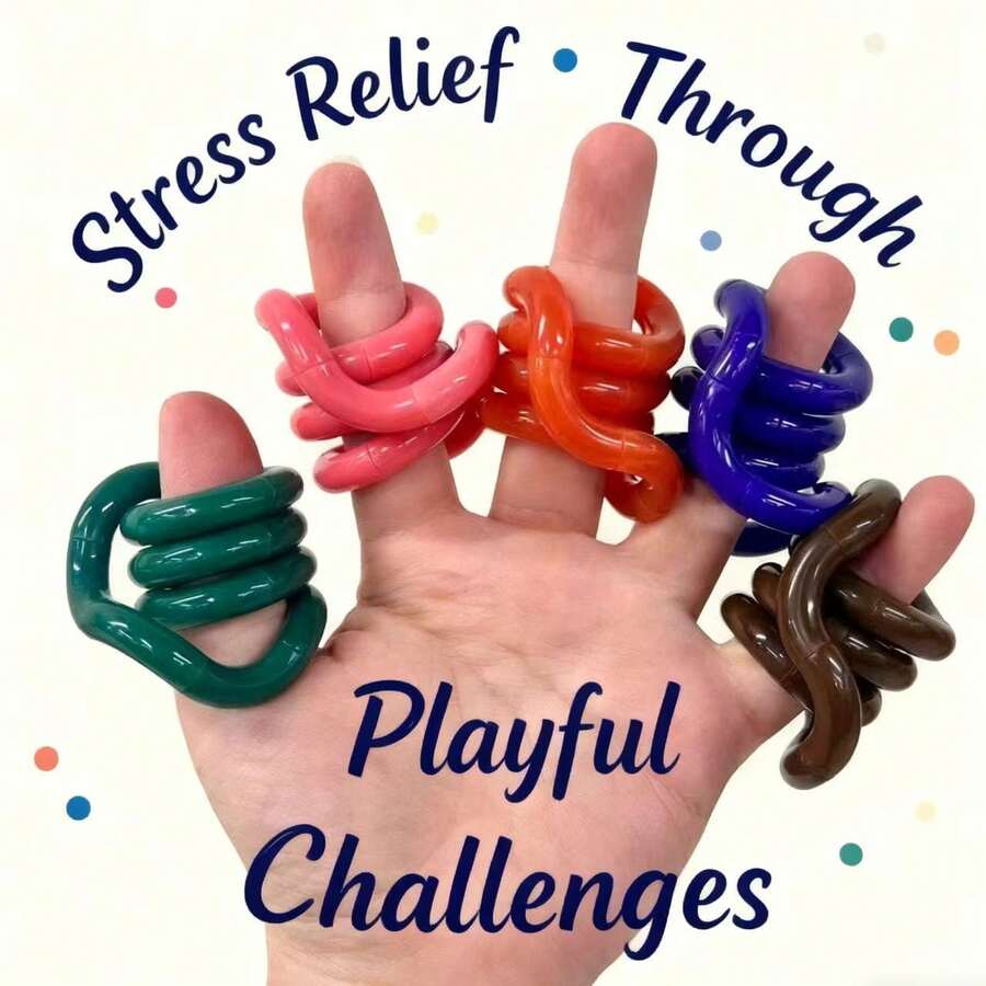 无限旋转坐立不安玩具，变色减压焦虑疗法玩具，无限旋转行星设计，畅销产品 - 彩色 - 查看 1