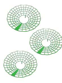 Questo set di supporti per piante di fragole ha tre gambe robuste ed è dotato di un design con logo di fragole, offrendo protezione per le fragole contro muffa, marciume e sporco, adatto per la coltivazione di fragole