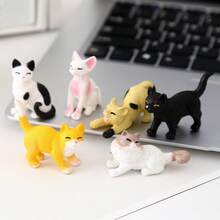 Cute Cat Computer Monitor/Car Dashboard Decor, Screen Frame Decoration For Office Desk, Comes With Adhesive (Damage Free)