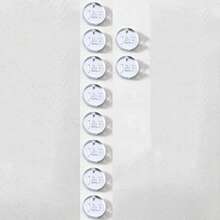 10/30pcs Customized Acrylic Brand Labels, Laser Engraved Clothing Tags - Multicolor - View 13