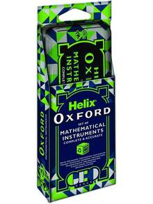 Helix Oxford Geo Maths Set - Green - Aqua - View 1