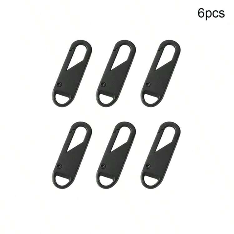 2pcs/4pcs/6pcs/8pcs/10pcs/12pcs Zinc Alloy Zipper Pulls Replacement Kit - Universal Zipper Slider Repair Set For Clothing And Wallets - Easy Installation, Durable - Multicolor - View 44