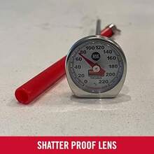 Rubbermaid Commercial termómetro de bolsillo para alimentos, Apto para el lavavajillas, 2.54cm (1'')(Aptas para el lavavajillas) - Tipo 1 - Ver 4