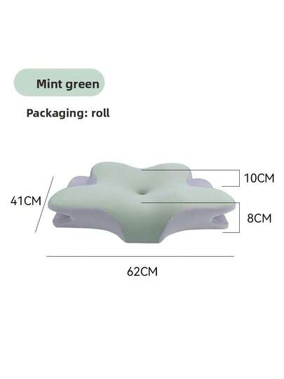 New Memory Kussen Slow Rebound Protects Katoenen Material Space Cervical Vertebral Com view 6