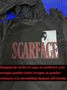 Hombre004 Parte superior de ropa para casa, cómoda y abrigada Sudadera de cuello redondo de moda,top deportivo y jersey informal con envío local desde México Camiseta negra con diseño atractivo de gato, perfecta para combinaciones estilosas y comodidad diaria - Negro - Ver 7