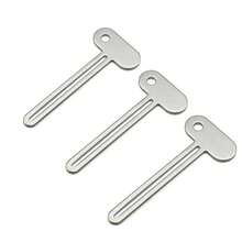 1/2/3pcs Portable Manual Toothpaste Squeezer, Tube Dispenser Tool, Toothpaste & Face Wash Squeezer, Bathroom Accessory Home Bathroom Decor Fall Decor Back To School - Silver - View 9