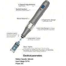 Dr.pen Dr Pen Ultima M8 专业微针笔，Ultima M8 美容仪，面部美容电器，美容微针工具套装（包含 10 支 16 针/36 针/圆形纳米针），USB 可充电 380mAh 电池，面部和身体护理工具套装，女士完美礼物 - 彩色 - 查看 5