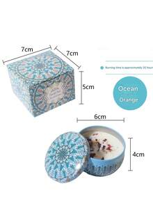 Bougies parfumées, bougies parfumées sans fumée avec boîte colorée, longue durée de combustion et parfum riche - cadeau de Noël pour la famille et les amis, convient pour le mariage, l'anniversaire, les festivals, les souvenirs de mariage, bougies d'aromathérapie pour la maison, cadeau de bougie pour les hommes et les femmes, pour l'anniversaire, le jour de Noël, le yoga, le bain, la Saint-Valentin, la décoration de la maison et de l'hôtel, design à motif rétro