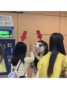 1pc Cute Creative Funny Anti-Lost Arrow Headband, Concert Hair Accessory - Multicolor - View 1