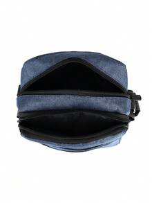 Large Capacity Fashion Men's One Shoulder Diagonal Messenger Bag, Multi-Functional Adjustable Strap Zipper Closure, Multi-Compartment Practical Storage Men's Bag Festival