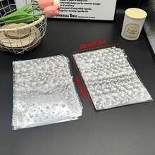 Star Shaped Transparent Resealable Bags - Reusable, Anti-Pollution OPP Plastic Gift Bags With Star Pattern, Suitable For Parties, Events And Crafts, Transparent Heart Design, Event Gift Bags | Heart Pattern Design | Plastic, Christmas, Halloween - Multicolor - View 2