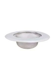 1pc Stainless Steel Kitchen Sink Strainer - 4.5 Inch Wide Rim, Rust-Resistant Food Waste Collector, Easy To Clean, Fits Drain Filter - Multicolor - View 4