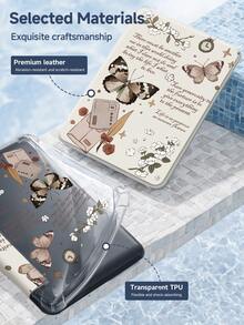 Ayotu Butterfly品牌iPad保护壳，超薄防摔平板电脑外壳，3+Y可折叠智能支架设计，自动休眠/唤醒，兼容iPad 9.7/10.2/10.9/11/12.9英寸，第十代，Air 4/5，Air 11，兼容三星Galaxy Tab和Kindle - 彩色 - 查看 8