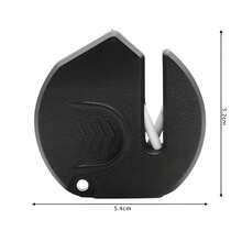 1pc 4-Stage Professional Knife Sharpener, Can Also Sharpen Scissors. Equipped With Tungsten Carbide, Diamond And Ceramic Sharpening Stones, Suitable For Kitchen Knives. Portable Sharpener, Fixed Angle Sharpener, Diamond Sharpening Stone Sharpener, Commercial Sharpener, Household Sharpening Tool, High-Quality Sharpener, Manual Sharpener, Multi-Stage Sharpener. An Ideal Choice For Cooking Enthusiasts And Home Chefs.