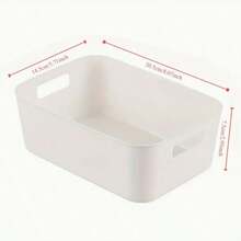 10件套多功能收纳盒套装 – 耐用塑料整理盒,适用于办公用品、化妆品、零食和小物件,是厨房、浴室和宿舍收纳的理想之选 – 节省空间的家居收纳方案,也是理想的圣诞礼物 - 彩色 - 查看 5