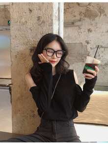 Women T-Shirts - Negro - Ver 2