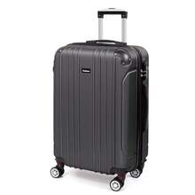 Travel Suitcases, Medium 68cm Suitcase, Travel Trolley, Rigid And Lightweight ABS Travel Suitcase With Telescopic Handle, 4 Double Wheels, 68 X 45 X 26 Cm, Durable, Travel Luggage - Dark Grey - View 8