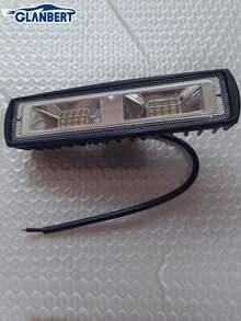 GLANBERT 2pcs/Pack Car LED Work Light 48W Ultra Bright Spotlight Motorcycle Off-Road Vehicle Modification Headlight Car Auxiliary Lighting Light