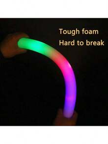 Mother's Day  Glow Sticks Bulk - Pcs Foam Sticks Glow In Dark Party Supplies With 3 Modes Flashing Effect, Glow Batons Party Favors Party Wedding Birthday Concert Halloween,Easter - 白色 - 查看 6