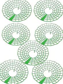 Questo set di supporti per piante di fragole ha tre gambe robuste ed è dotato di un design con logo di fragole, offrendo protezione per le fragole contro muffa, marciume e sporco, adatto per la coltivazione di fragole