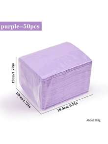 25/50片装纹身桌布一次性床单面料防水防污清洁桌垫 - 彩色 - 查看 18