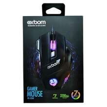 Gaming Mouse 3200 Dpi Wired USB 7D Extreme 7 Colors MS-G260 EXBOM - 黑色 - 查看 2