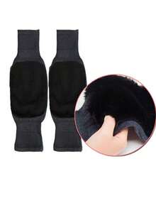 1 双长款压缩护膝套，自发热护膝带，防滑，男女通用冬季保暖，艾灸护膝