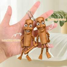 Tungtungtung Sahur 娃娃吊坠、Internet MEME 组装小雕像、意大利 Brainrot 动物模型钥匙扣 - 彩色 - 查看 7
