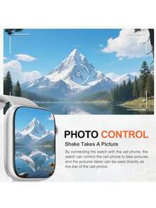 Reloj inteligente multifuncional de moda para deportes al aire libre, compatible con llamadas y mensajería inalámbrica, reproducción de música, rastreador de actividad física - Gris - Ver 4