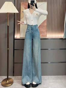 Women Jeans - Light Blue - View 7
